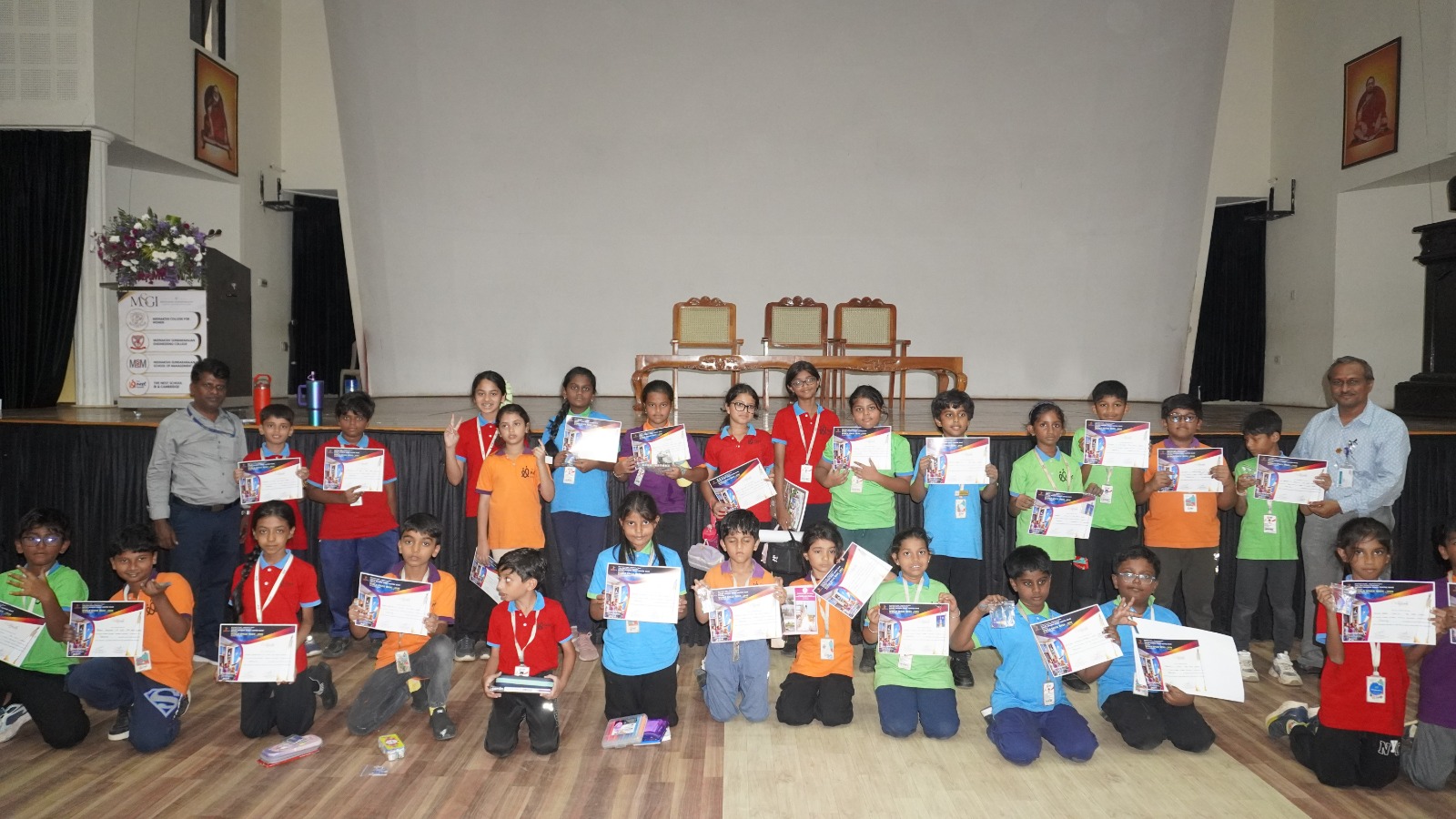 World Space Week 2026 - Students with ISRO Certificates