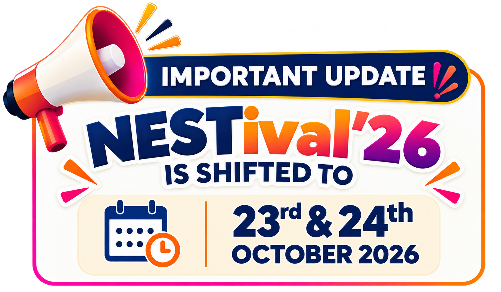 NESTival '26 Official Announcement Banner